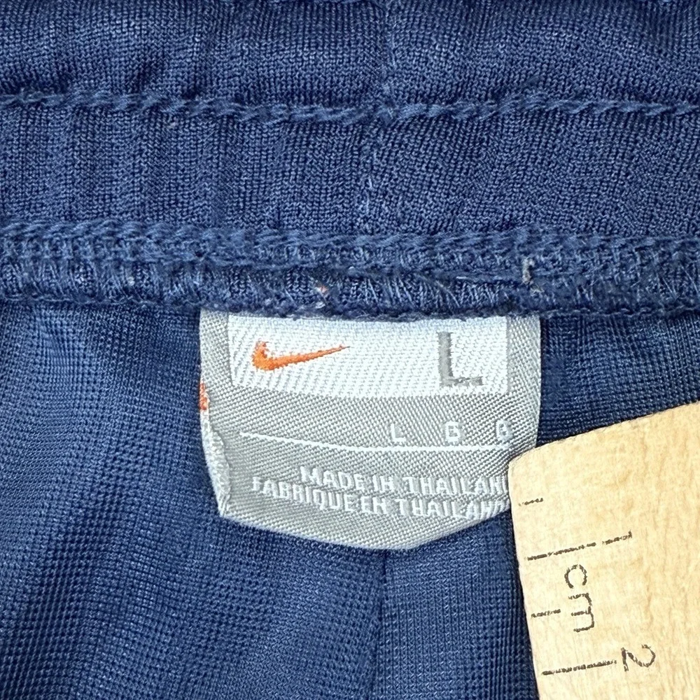 Nike Basketball Shorts‎ Men's Large Blue White Baggy Logo Swoosh Y2K Athletic